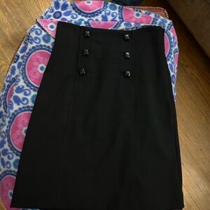 Banana Republic Elegant Black Buttoned Skirt size 0